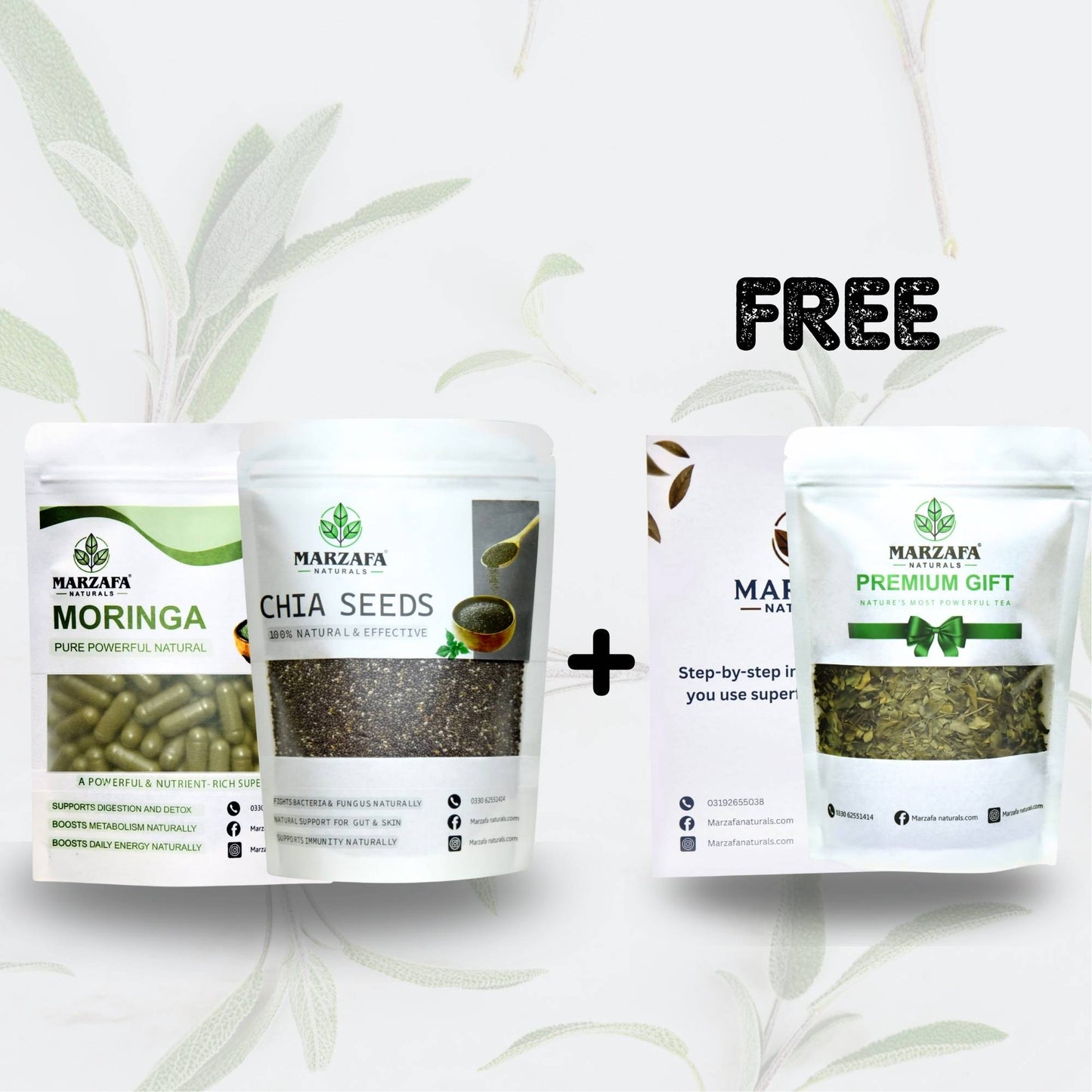 MORINGA CAPSULES X CHIA SEEDS