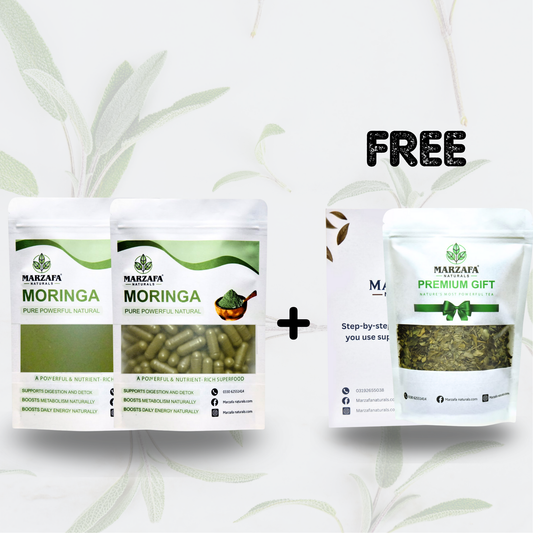 Moringa Capsule x Moringa Powder